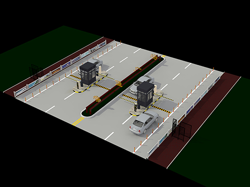 出入口智慧停車(chē)系統(tǒng)全面化效果圖
